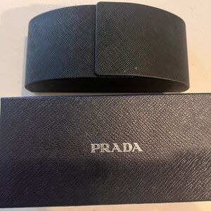 Prada sunglasses case and box